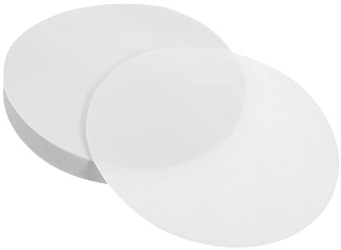 Carta da Filtro Laboratorio per Liquori Scienza Chimica 100 pezzi 18Cm Filtro Carta vi(Candido)
