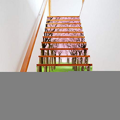 AnyuA Kirschbaum Straße Treppen Aufkleber Kunst Bild Home Decor