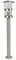 Lindby Luminaire extérieur Noemi (Moderne) en Gris Inox (1 lampe,à E27), Borne lumineuse, luminaire pour socle