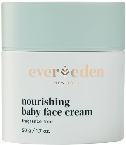 Evereden Nourishing Baby Face Cream 1.7 oz. | Non-Toxic and Fragrance-Free Baby Face Lotion | Rich, Non-Greasy Moisturizing Cream | Moisturizer with Clean Ingredients