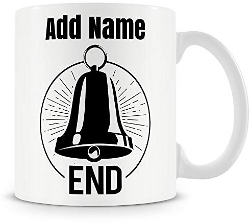 Novelty Funny Gift for Work Colleagues and Friends – Bell End – Personalised Mug