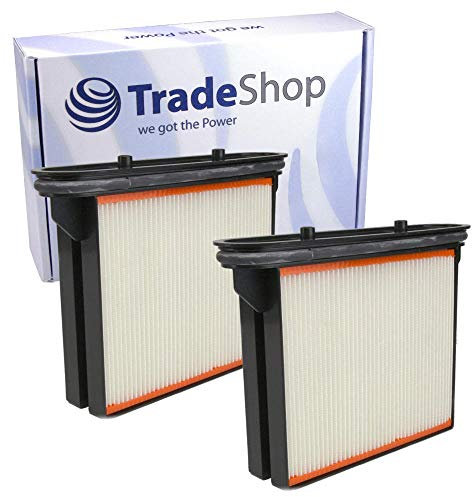 2x Polyester-Faltenfilter Filter Filter-Kassette Filter-Kartusche für Eibenstock DSS 1250 DSS 25A DSS 35M iP DSS 50A DSS 50M