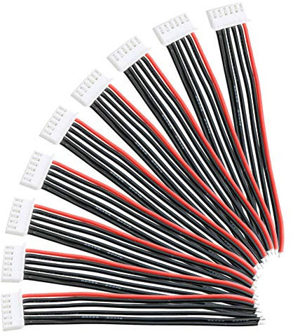 YIXISI 10 Stücke JST-XH 5S 15CM Batterie Balance Ladegerät 22AWG Silikon Kabel Draht JST XH Stecker Adapter Stecker für RC Lipo Batterie