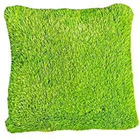 Kissen Dekokissen AniPlants Gartenmöbel Gartendeko 35x35 cm Grün Kunstrasen wetterfest by Kögler