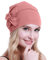 osvyo Baumwolle Chemo-Turbane Kopfbedeckung Beanie Mütze Kappe für Frauen Krebs Patienten Haarausfall HEISSES PINK