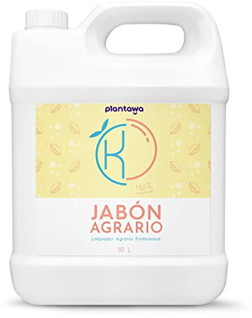 PLANTAWA Savon potassique 10 l, agit par contact, améliore la défense des plantes, 100% naturel, puceron, mouche blanche, araignée rouge, cochenille..