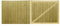 Premier Garden Supplies PGS Tongue & Groove Fully Framed Capped Flat Top Made to Measure Driveway Gates Measurements Height 3ft - 4ft (90-120cm) x Width: 274cm - 305cm