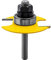 Bestgle 1/4 Inch Shank Slotting Cutter Router Bits with Top Bearing Slot Cutter Woodworking Tool (1/16 Thick x 9/16 Deep)