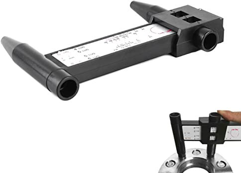PUCHEN Rad PCDs Messgerät | 8 Lug PCDs Manometer - Schwarzes Automobil-Rad/Felgen-Schraubenmuster, verschiebbare Messgeräte, PCDs-Lineal