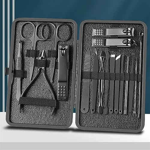 DLUXCA Coupe-Ongles Ensemble ménage en Acier Inoxydable Oreille cuillère Ongles pédicure Ongles Ciseaux Outil
