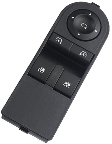GEEANDLY Fensterheber Schalter Fensterheberschalter 13228879 kompatibel für Opel Astra H 2005-2010 Zafira-B 2005-2015.
