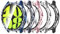 Bigqin 5 Stück Glitzer Diamanten Schutzhülle Kompatibel mit Samsung Galaxy Watch 6 40mm, Hart PC Hülle mit Displayschutzfolie, HD Case Cover mit gehärtetem Glas - Silber/Schwarz/Blau/Rosa/Grau