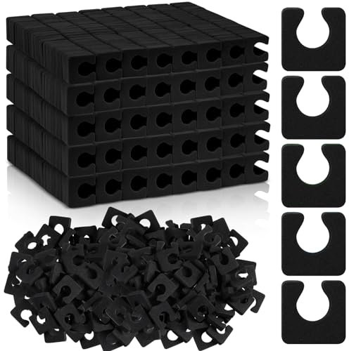 Mumufy 1000 Pcs Individual Pedicure Toe Separators Soft Foam Toe Spacers Comfortable Finger Toe Dividers Pedicure for Women Men Girls Manicure Feet Nail Polish Art Painting Spa (Black)