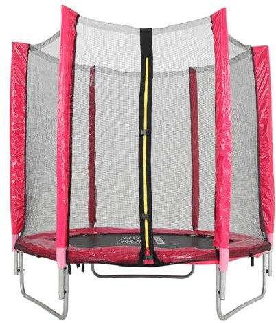 The Fellie Trampolines for Kids 5FT Trampolines with Safety Enclosure Net Toddlers Trampoline Indoor Outdoor Jumping Mat for Kids