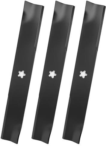 wyevee 574870801 High Lift Mower Blade Compatibles with Hus qvarna/Craftsman 52'' Deck, 340-010 Lawn Mower Blade Compatibles with Hus qvarna GT52XLS GT52XLSI GTH52XLS Lawn Tractor, Replace 302434