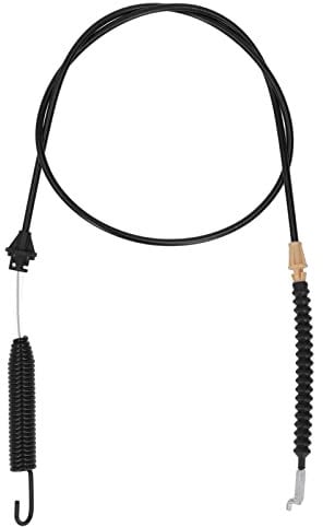 Câble d'engagement du Plateau de Coupe, câble d'embrayage d'engagement du Plateau de Coupe avec Ressort, pièces de Tondeuse à Gazon résistantes à l'usure en Acier Plastique