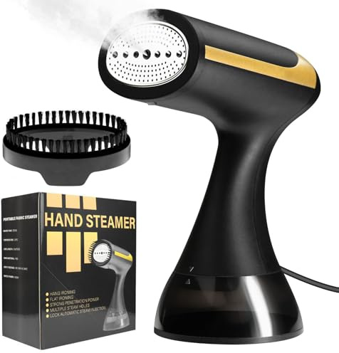 CATCHLUCK Dampfglätter Kabellos Handbügeleisen Dampfglätter Reise 1500W mit 350ml Dampfbürste Steamer Reise Wassertank Kompakter Handdampfglätter, Ideal für Reisen und Haushalt