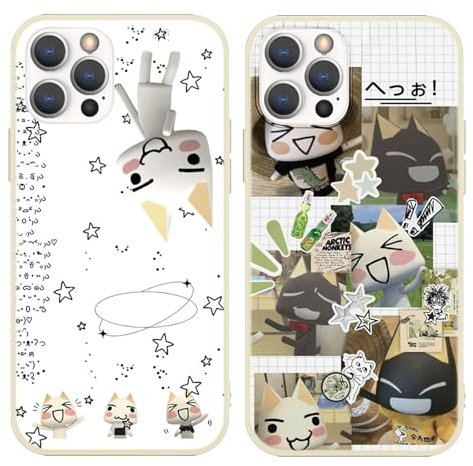 Yimctoie 2 Pack Cute Cat Phone Case for iPhone 8 iPhone 7 iPhone SE 2022/2020 4,7,Kawaii Cat Anime Aesthetics Pattern Case,Soft Silicone TPU Shockproof Cover Protective Cover for Women Girls Cute