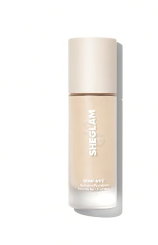 SHEGLAM Skinfinite feuchtigkeitsspendende Foundation, makellose dewy Deckkraft unsichtbare Poren leicht natürlich nicht fettig weiche flüssige Foundation-Linen