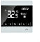 Hasaller Termostato digitale Fan Coil Termostato Aria condizionata Termostato Riscaldamento a pavimento Termostati Display LCD Regolatore di temperatura ambiente Retroilluminato Bianco Display LCD