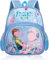 DVSWDMA Frrozen Rucksack Schulrucksack Schulrucksack Cartoon Mädchen Kinderrucksack Backpack Schule Mädchen Kindergarten Tasche für 3-6 Jahre alte Kinder Geburtstagsgeschenk