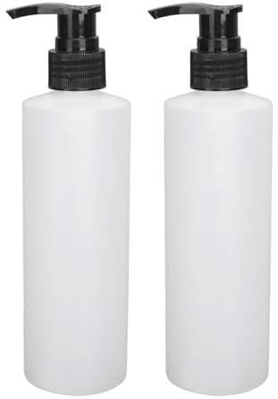 Massage Oil Dispenser, 2pcs 250ml Plastic Refillable Pump Dispenser Bottles for Massage Oil Heater for Lotion, Massage Oil, Shampoo