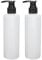 Massage Oil Dispenser, 2pcs 250ml Plastic Refillable Pump Dispenser Bottles for Massage Oil Heater for Lotion, Massage Oil, Shampoo