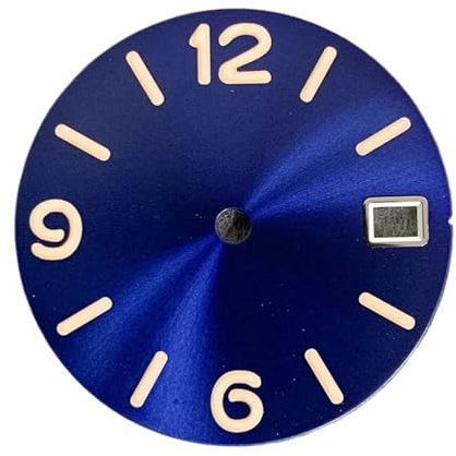 ATOMUSERLY 1pc 28,5mm Uhr Zifferblatt Digitale Sunburst/Matt Gesichter Grün Leuchtende Männer der Teile for NH35/ NH36/ 4R/ 7S Bewegung