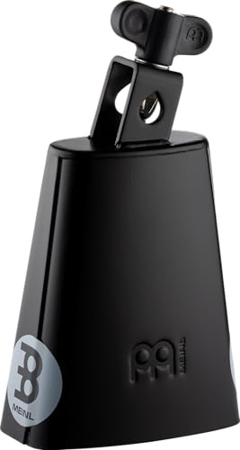 Meinl Percussion SL525-BK Black Powder Coated Steel Cowbell, 5 1/4-Inch