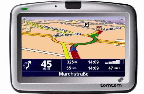 Tomtom Go 910 Mobile Navigation inklusive TMC Receiver Westeuropa, USA und Kanada auf 20 Gb Festplatte