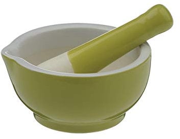 SCOOP! BIA Mortar & Pestle Lemon Grass, Green, 12.5 x 12 x 6 cm