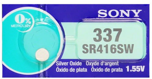 Sony Silberoxid 1,55 V Batterien Größe SR416SW (337) (5 Stück)