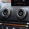WOQUi Aluminium Alloy Instrument Panel Air Outlet Decoration Ring Cover Sticker