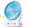 ZUKULIFE Ventilateur Batterie Ventilateur de Bureau Ventilateur Portable Silencieux USB Akuu Ventilateur Petit Ventilateur avec Batterie Rechargeable Ventilateur de Bureau (Bleu)