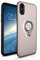 iPhone Xs MAx Case with Ring Holder Stand Bumper Case Shock-Proof and Anti-Scratch Kickstand Phone Holder Phone Grip for iPhone Xs MAX (Rose Gold)