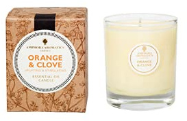 Amphora Aromatics Orange & Clove 40Hr Pot Candle.
