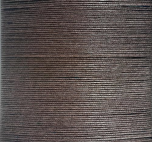 Waxed Cotton Cord 1mm,10m Jewellery Making & Bracelet Necklace Craft (8. BROWN)