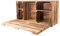 Kontorei Große geflammte Wand Hängebar 81cm x 41xm x 31cm 1er Set mit Arbeitsplatte Hausbar Bar, Truhe Regal