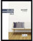 accent by nielsen Bilderrahmen, 60 x 80 cm, Holz, Schwarz, Posterrahmen zum Aufhängen im Hoch- & Querformat, Echtglas, Oslo