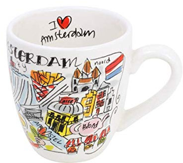 Blond Amsterdam Mini-Tasse Amsterdam 0,2L City Collection, robust & spülmaschinenfest