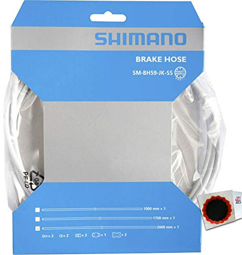 SHIMANO Bremsleitung SM-BH59-JK 2000mm Gerade - Gerade 1x Bremsleitung 2X Olive