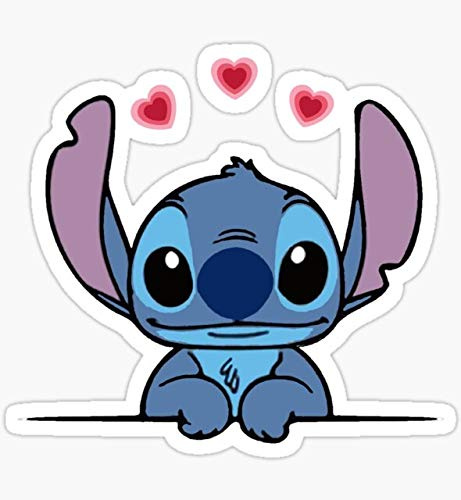 decals Stitch Sticker - Sticker-Grafik - Wasserflaschen, Laptops, Handys, Stoßstangen, Fenster, Spind-Aufkleber