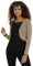 KAFFE Bolero KAankra Damen Bolero Festlich Jäckchen mit Langarm Kurze Strickjacke XL, Ermine