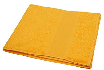 Sensepura, Fitnesstuch, Schweißtuch, Handtuch, Sporthandtuch in orange, 30x150 cm Blickdicht und fest gewebt, 100% Baumwolle