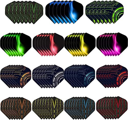 HERZWILD 90pcs Dart Flights Dart Flight dartflys Standartform f. Dartpfeile (90pcs)