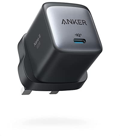 USB C Charger, Anker Nano II 65W GaN II PPS Fast Charging Adapter, Compact Charger for MacBook Pro/Air, Galaxy S20/S10, Dell XPS 13, Note 20/10+, iPhone 13/Pro/Mini, iPad Pro, Pixel, and More