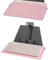 GEEKRIA Housse de Clavier compacte avec Support pour Smartphone et Tablette, Housse de Clavier Compatible avec Logitech K380 sans Fil, Clavier Magique, OMOTON Ultra Fin Bluetooth (Rose)