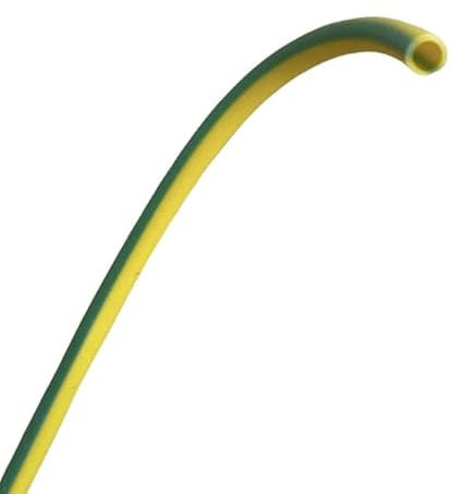 1 Metre Length Of Electrical Earth Wire Sleeve (Green/Yellow)
