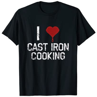 Cast Iron Skillet Cooking design Cooking Gift T-Shirt