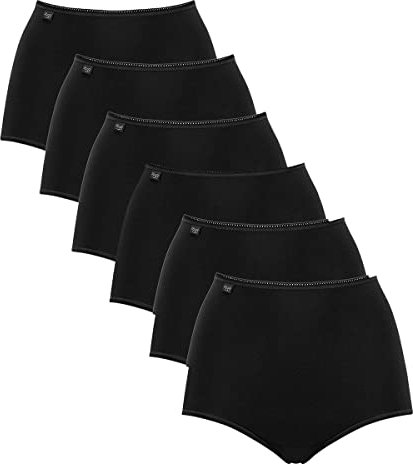 Sloggi - 24/7 Cotton - Maxi Slip - 6er-Pack (42 Schwarz)